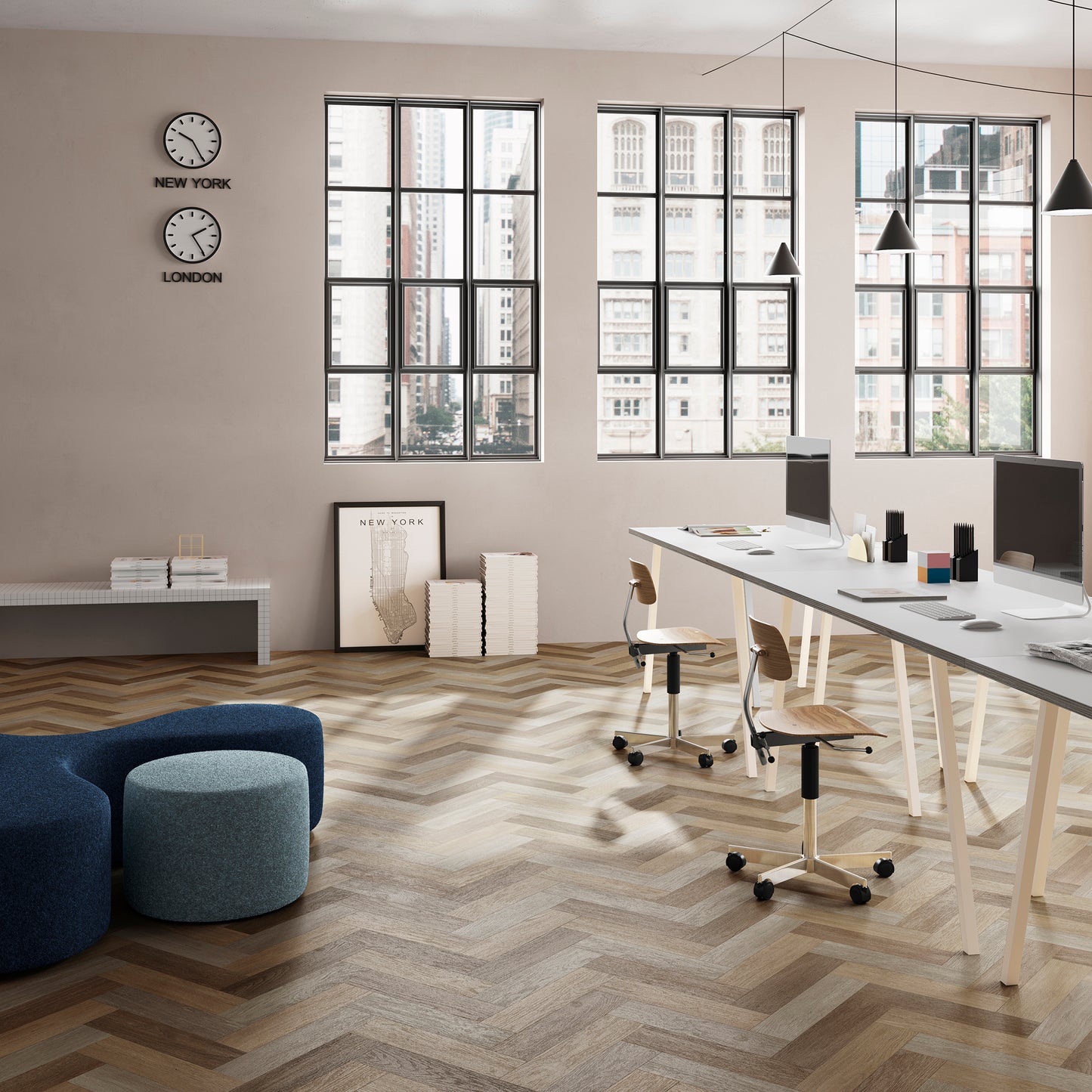 Maximus Parquet | New England Oak Parquet - Sand